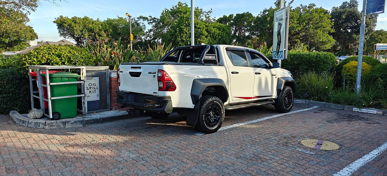 A Toyota Hilux GR Sport in service with a customer in South Africa