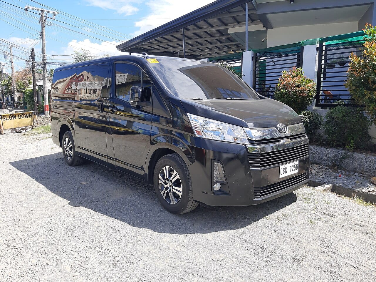 2021 Toyota Hiace 2.8 Panel Van — front three-quarter view