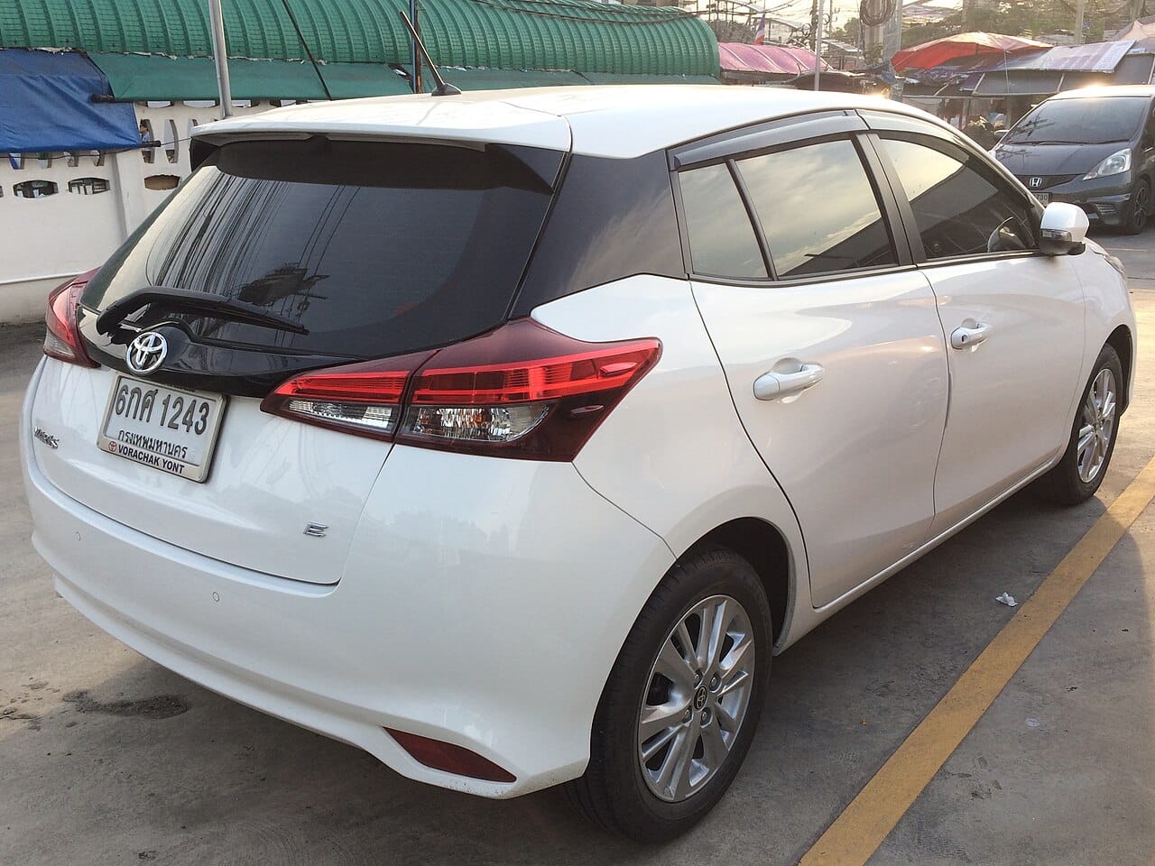 2023 Toyota Yaris 1.5 E Hatchback — front three-quarter view